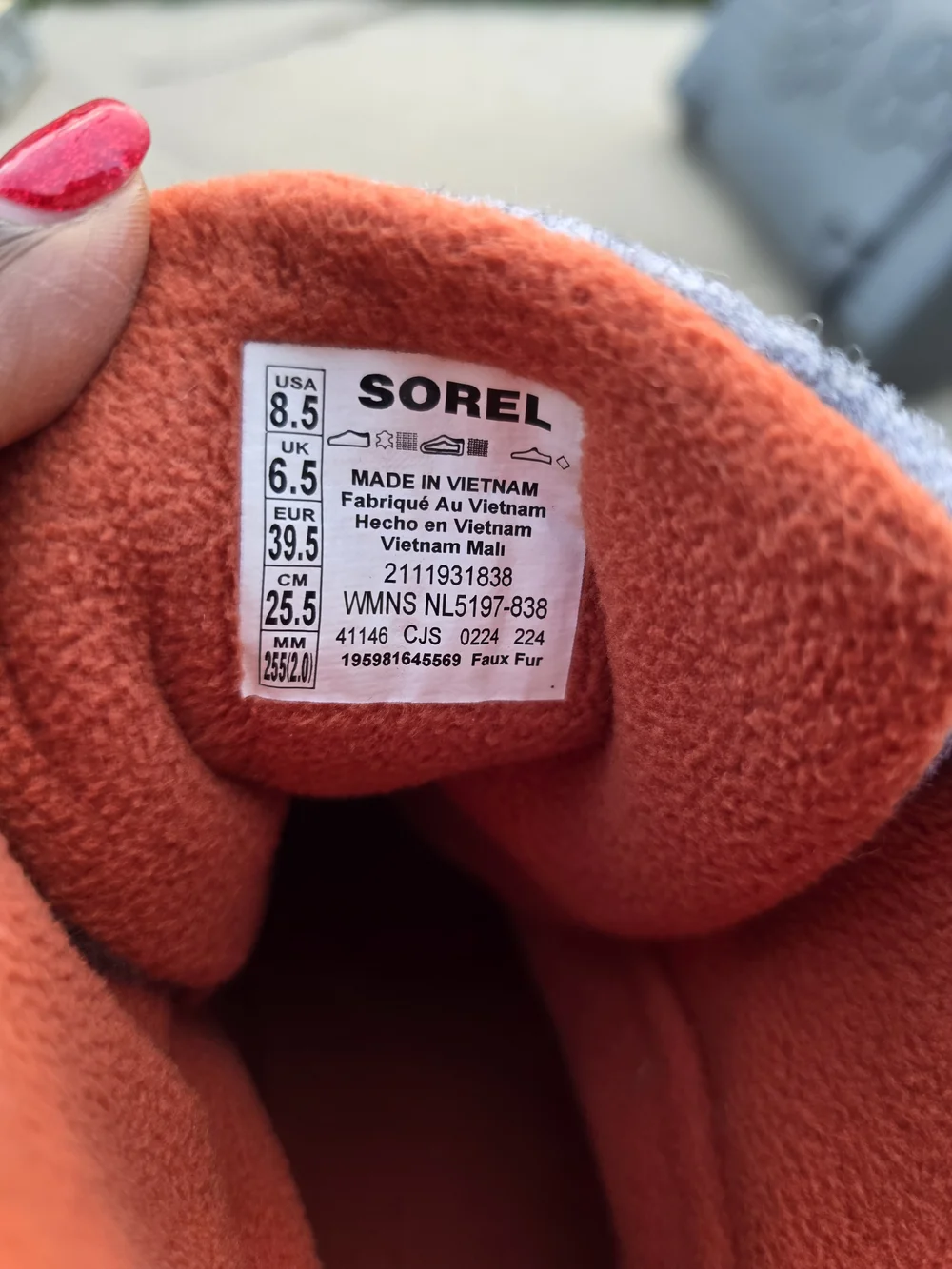 Sorel Insulated Waterproof Boots Size 8